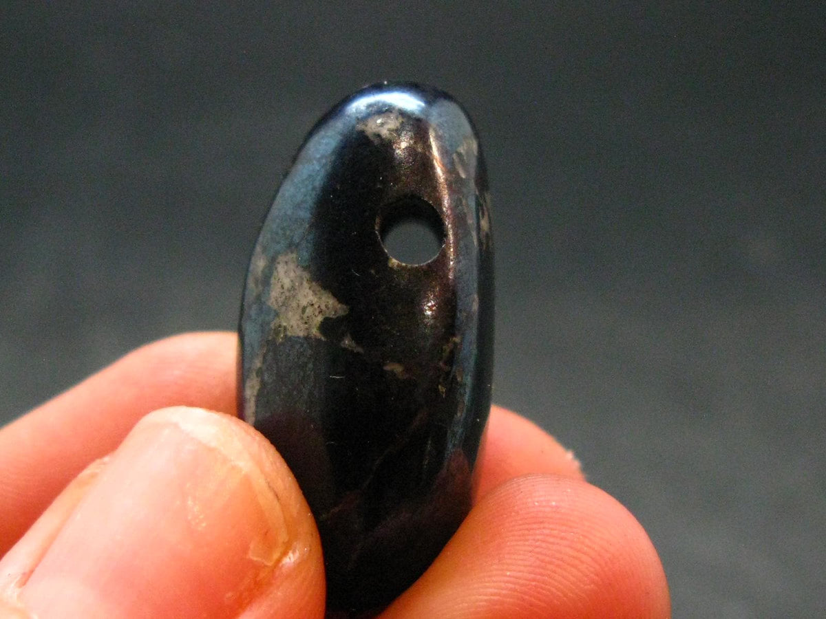 Rare Covellite Metal Free Pendant from Peru - 1.1" - 10.48 Grams