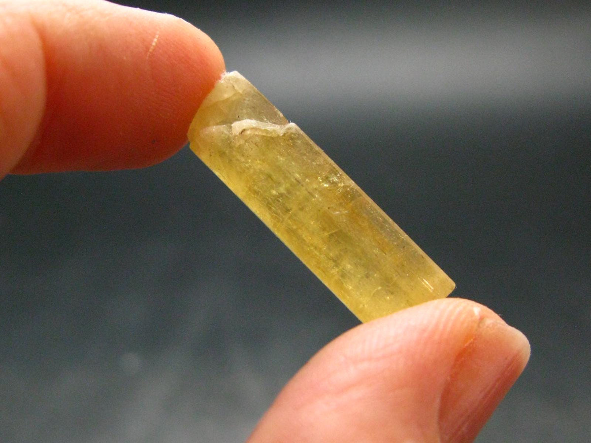 Gem Heliodor Golden Beryl Crystal From Tajikistan - 13.75 Carats - 1.0"