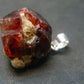 Rare Zircon Crystal Silver Pendant From Pakistan - 0.8" - 4.36 Grams