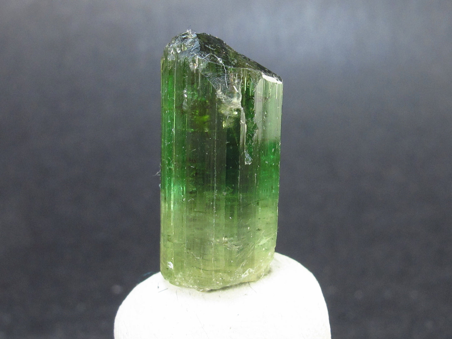 Green Tourmaline Crystal From Brazil - 0.8" - 17.6 Carats