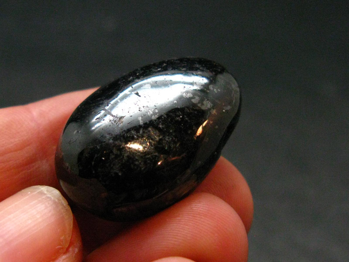 Nuumite Nuummite Metal Free Pendant From Greenland - 1.0" - 11.0 Grams