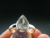 Cute Delicate Genuine Facetted Aquamarine Gem Sterling Silver Ring - Size 8 - 2.91 Grams