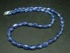 Gem Tanzanite Zoisite Necklace Beads From Tanzania - 17.5" - 124 Carats