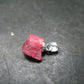 Rhodochrosite Sterling Silver Pendant From Alma Colorado, USA - 0.6" - 0.93 Grams
