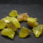 Lot Of 10 Large Yellow Sulphur Sulfur Crystals From Italy - 10.56 Grams