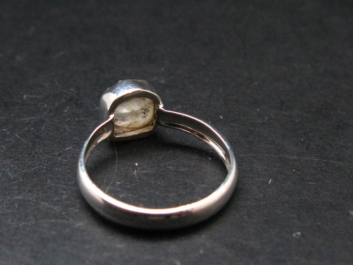 Phenakite Phenacite Sterling Silver Size 8 Ring from Russia - 2.08 Grams