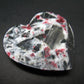 Cinnabar in Dolomite Cabochon from China - 38.19 Grams - 52x50mm