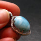 Summer’s Sea!! Rare Polished Cabochon Blue Larimar Pectolite Silver Pendant From Dominican Republic - 1.1" - 4.48 Grams