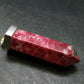 Thulite Silver Pendant From Norway - 1.8"