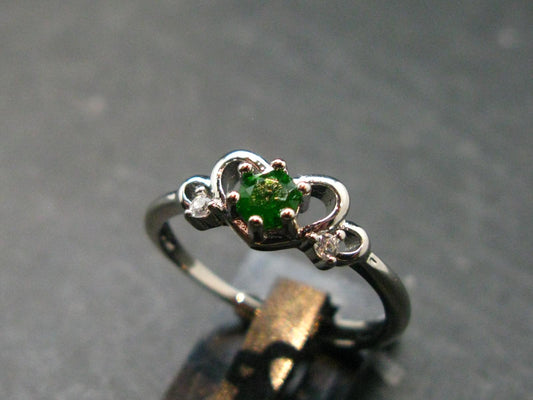 Forest Green Chrome Diopside Ring - 1.64 Grams - Size adjustable