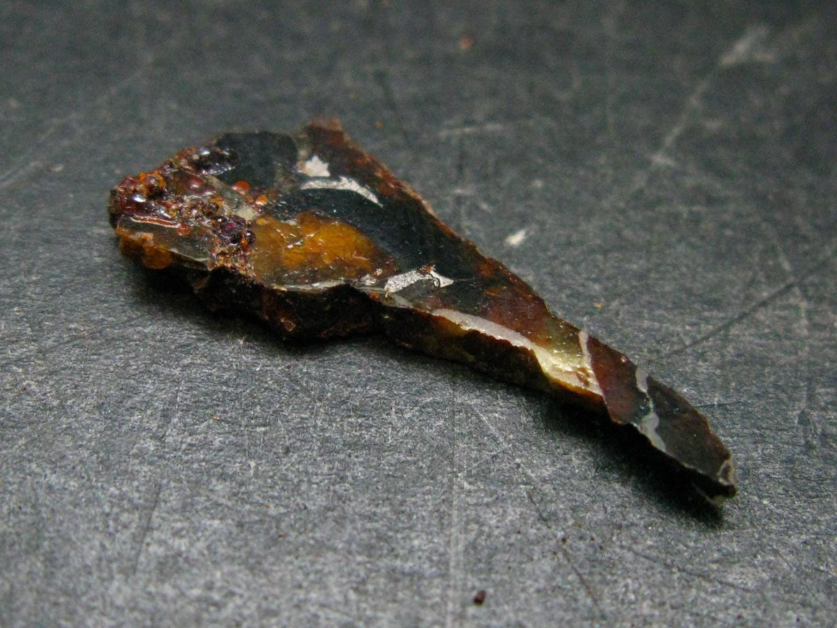 Large Sericho Meteorite Pallasite Olivine Slice From Kenya - 0.8" - 0.88 Grams