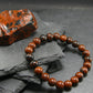 Mahogany Obsidian Genuine Bracelet ~ 7 Inches ~ 8mm Round Beads