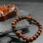 Mahogany Obsidian Genuine Bracelet ~ 7 Inches ~ 8mm Round Beads