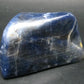 Blue Sapphire Corundum Polished Stone From Guinea - 3.9" - 276 Grams