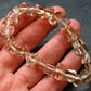 Brown Topaz Genuine Bracelet from Ukraine ~ 7 Inches ~ 12mm Tumbled Beads