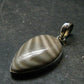 Rare Flint Silver Pendant from Poland - 1.5" - 5.74 Grams