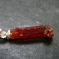 Zincite Zinkite Crystal 925 Silver Pendant From Poland - 1.0" - 1.36 Grams