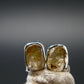 Herderite Stud Earrings Sterling Silver From Brazil - 1.32 Grams