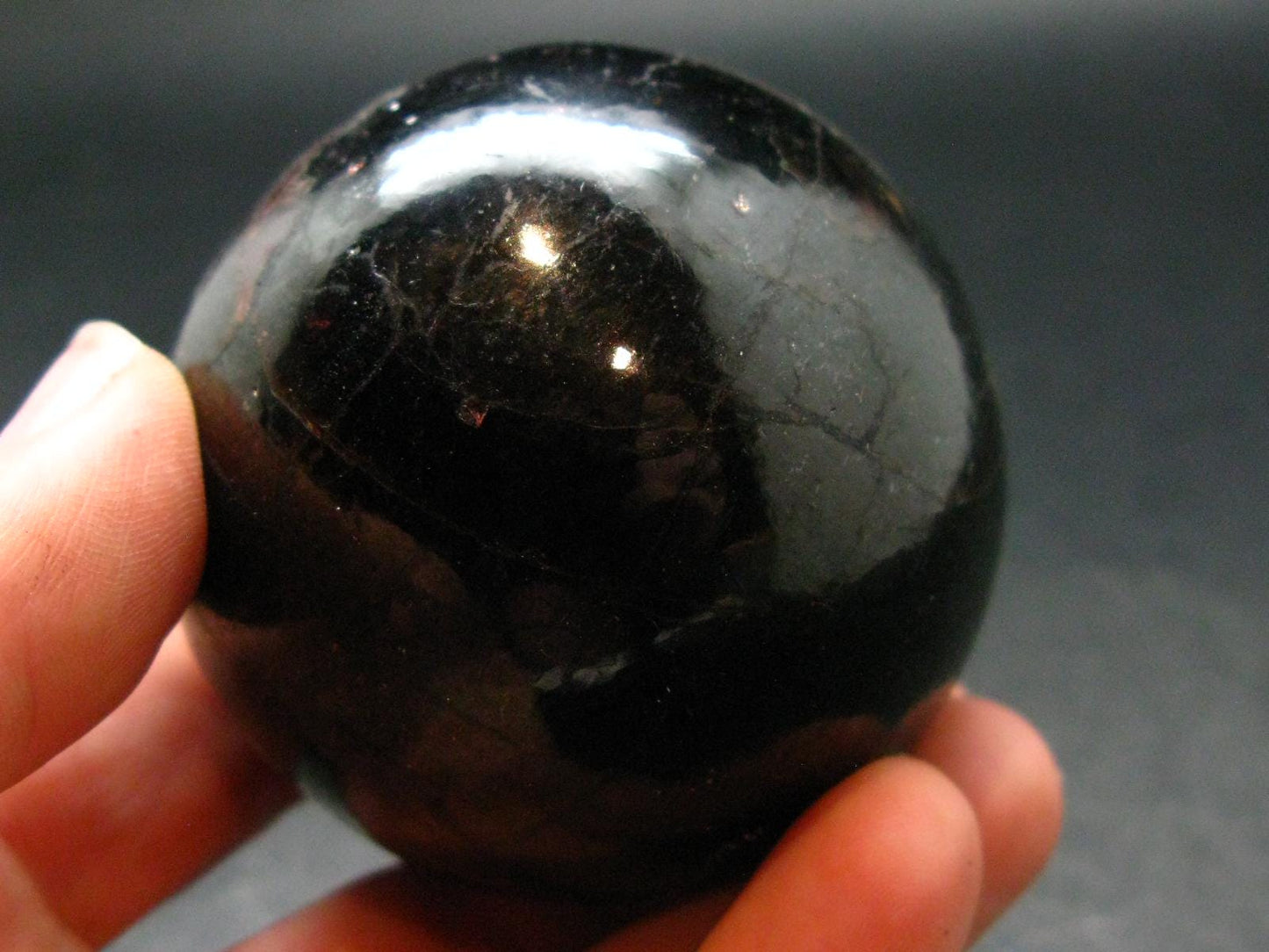 Red Garnet Almandine Sphere Ball From India - 355.72 Grams - 2.1"