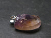 Stunning Natural Gem Ametrine Crystal Silver Pendant From Bolivia - 1.0" - 3.39 Grams