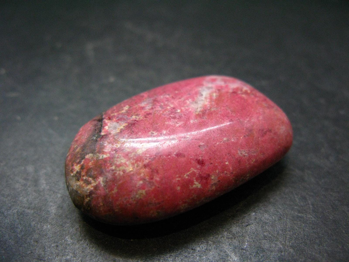 Rare Red Thulite Piece From Norway - 1.8" - 37.17 Grams