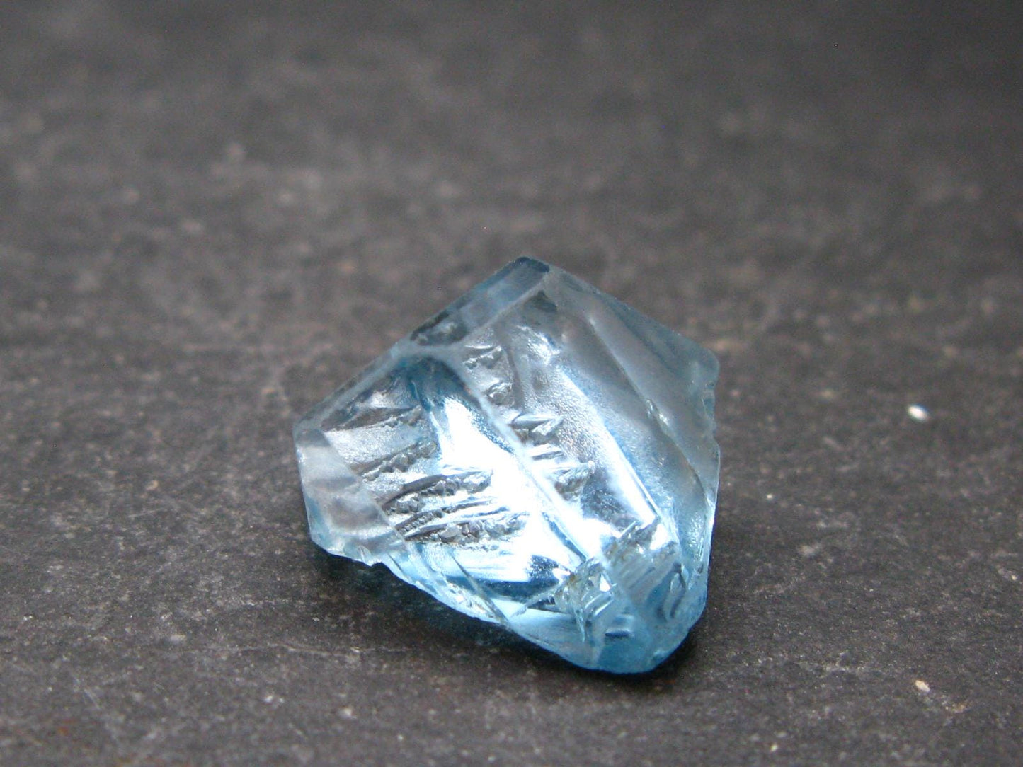 Natural Blue Topaz Crystal From Russia - 0.6" - 17.35 Carats