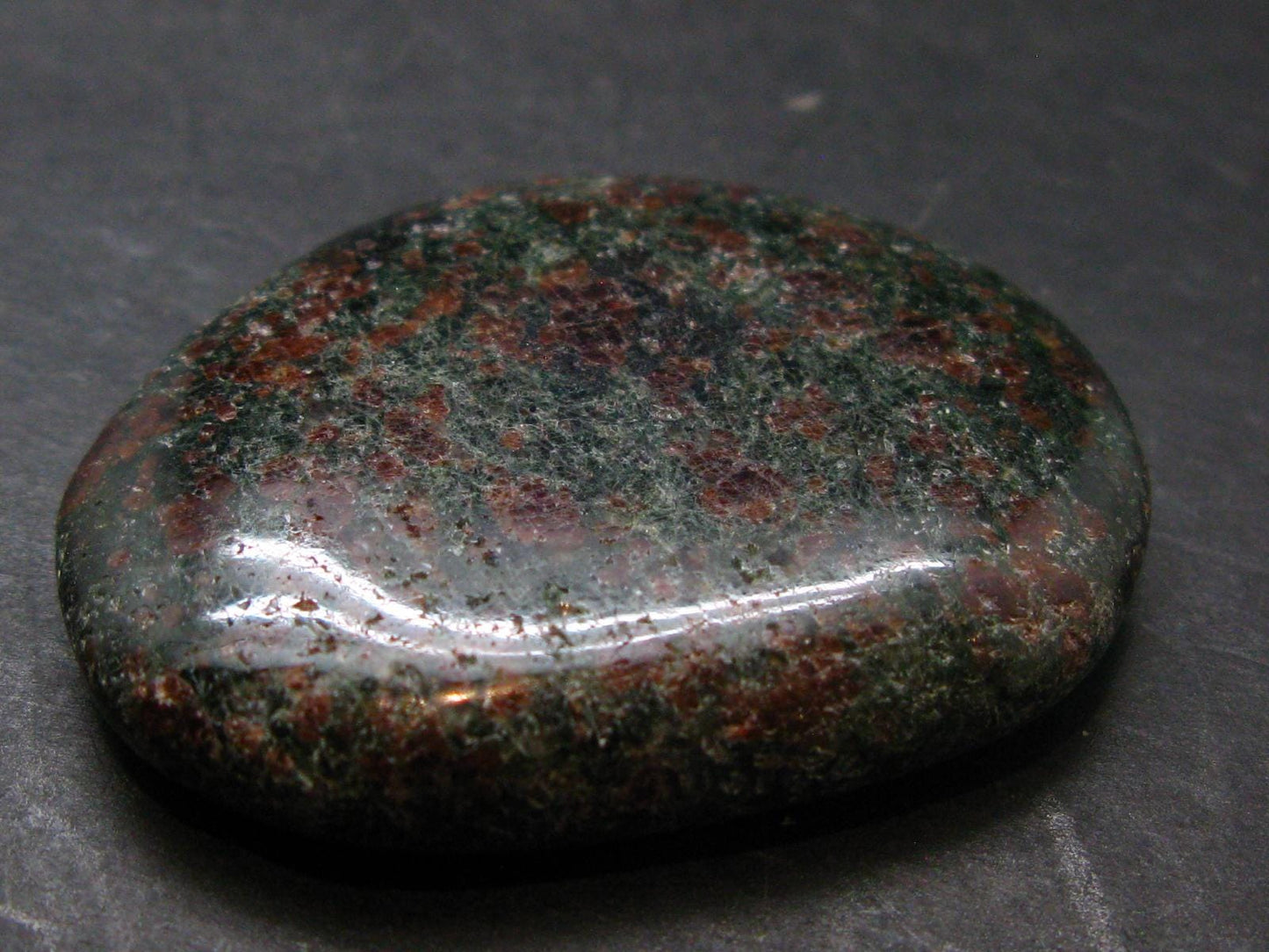 Rare Eclogite Tumbled Stone From Norway - 1.7" - 31.18 Grams