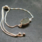 Moldavite Silver Bracelet Adjustable Length - 3.03 Grams