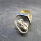 Yellow Citrine Sterling Silver Pendant from Brazil - 1.2" - 5.87 Grams