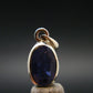 Large Gemmy Natural Faceted Tanzanite Zoisite Sterling Silver Pendant from Tanzania - 0.9'' - 3.22 Grams