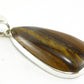 Tiger Eye Sterling Silver 925 Pendant - 2.0"
