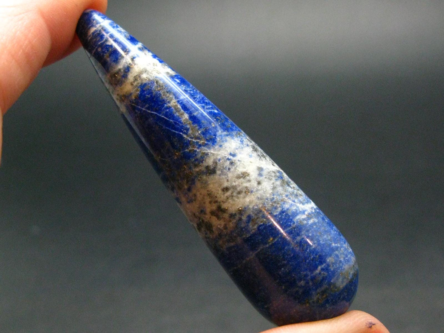 Lapis Lazuli Lazurite Wand From Afghanistan - 2.7"