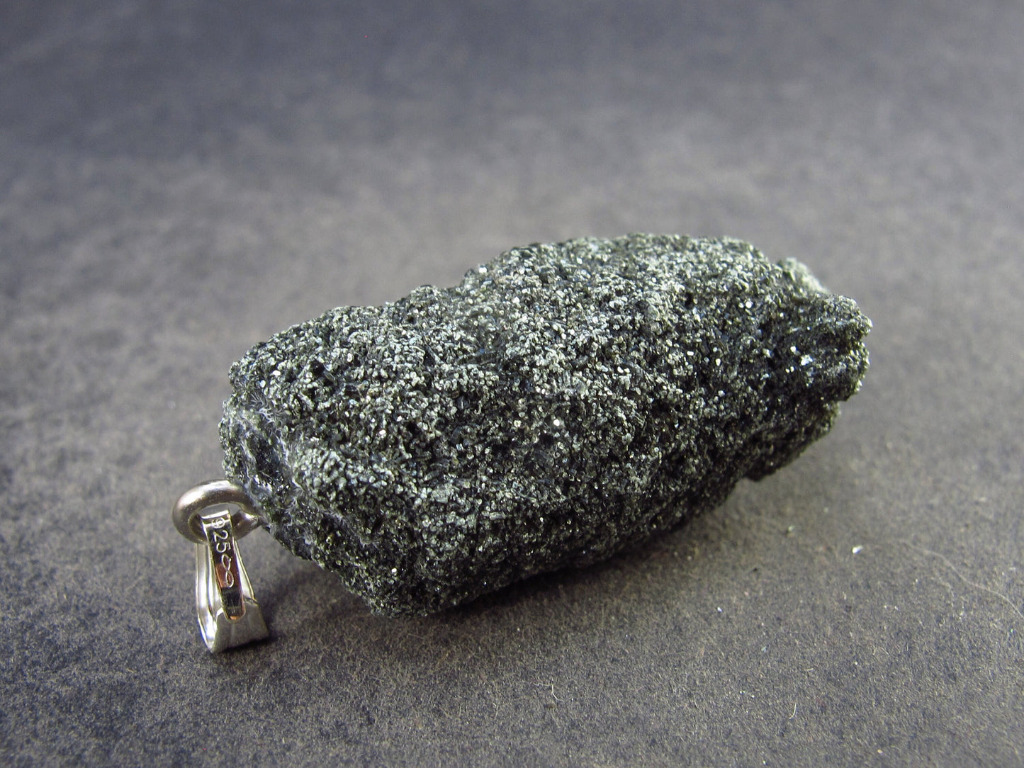 Primalite Crystal Silver Pendant From Russia - 9.3 Grams - 1.6"