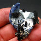 Beautiful Benitoite and Neptunite on Natrolite Cluster From California - 1.4"