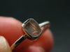 Green Herderite Silver Ring From Brazil - 1.84 Grams - Size 7