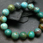 Turquoise Genuine Untreated Bracelet ~ 7 Inches ~ 12mm Round Beads