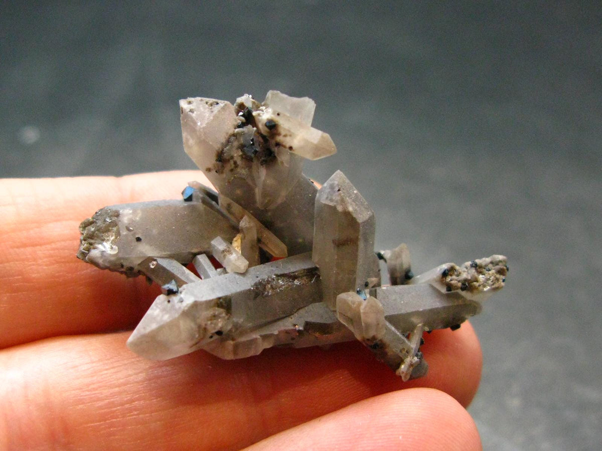 Brookite On Quartz Cluster From Arkansas - 5.47 Grams - 1.5"
