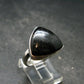 Very Rare Nuumite Nuummite Sterling Silver Plated Ring from Greenland - 5.07 Grams - Size 6