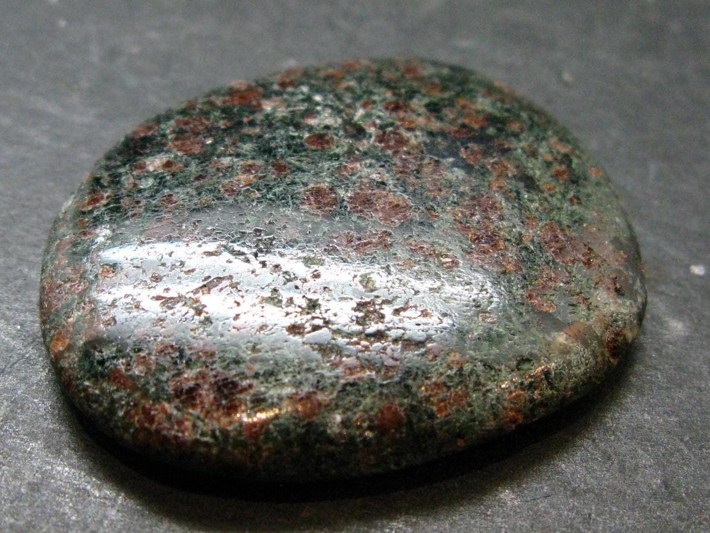 Rare Eclogite Tumbled Stone From Norway - 1.6" - 22.17 Grams