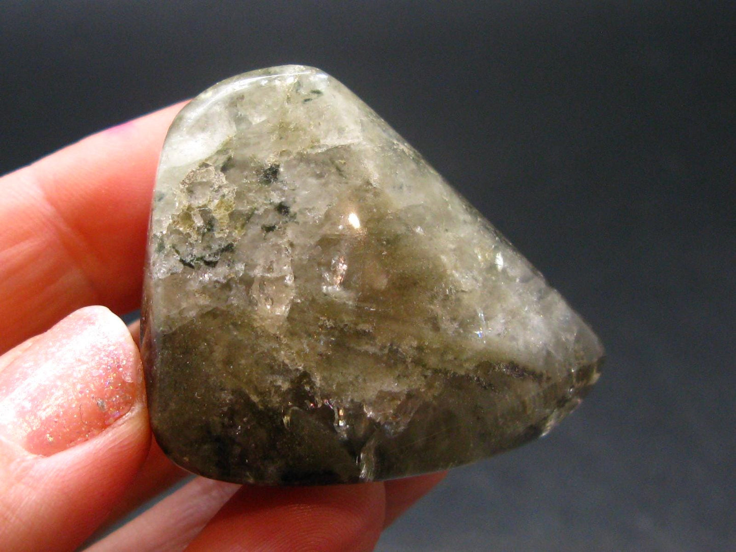 Genuine Phenakite Phenacite Tumbled Crystal from Russia - 190.55 Carats - 1.5"