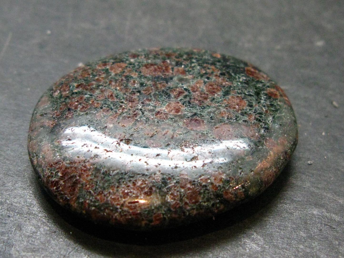 Rare Eclogite Tumbled Stone From Norway - 1.6" - 23.71 Grams