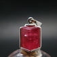Rhodochrosite Sterling Silver Pendant From Alma Colorado - 0.9" - 3.12 Grams