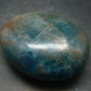 Neon Blue Apatite Tumbled Stone from Madagascar - 111.2 Grams - 2.3"