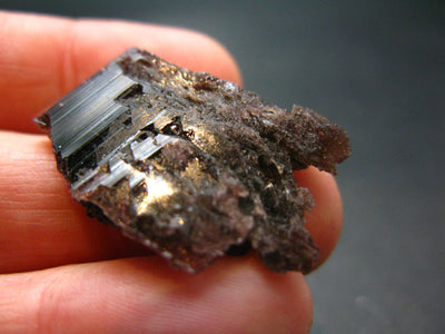 Fine Axinite Crystal from Russia - 1.2" - 4.96 Grams