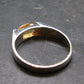 Fabulous Untreated Faceted Gem Imperial Topaz 925 Silver Ring from Brazil - Size 9.75 - 3.85 Grams