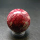 Rare Red Thulite Sphere Ball From Norway - 0.9" - 22.42 Grams