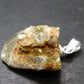 Rare Titanite Sphene Crystal Silver Pendant From Tanzania - 0.9" - 3.19 Grams