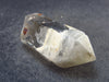 Spessartine Garnet On Smoky Quartz Crystal Silver Pendant From China - 1.9" - 17.4 Grams