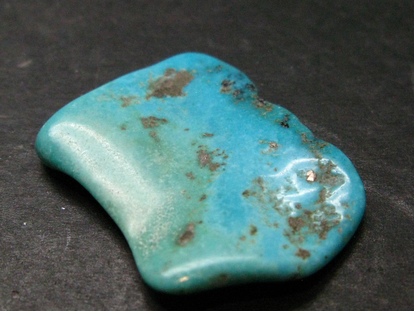 Genuine Polished Turquoise from Arizona, USA - 1.3" - 4.72 Grams