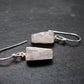 Natrolite Silver Earrings From Russia - 2.69 Grams